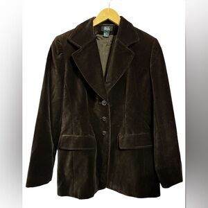 Morgan Taylor Brown Velvet Blazer